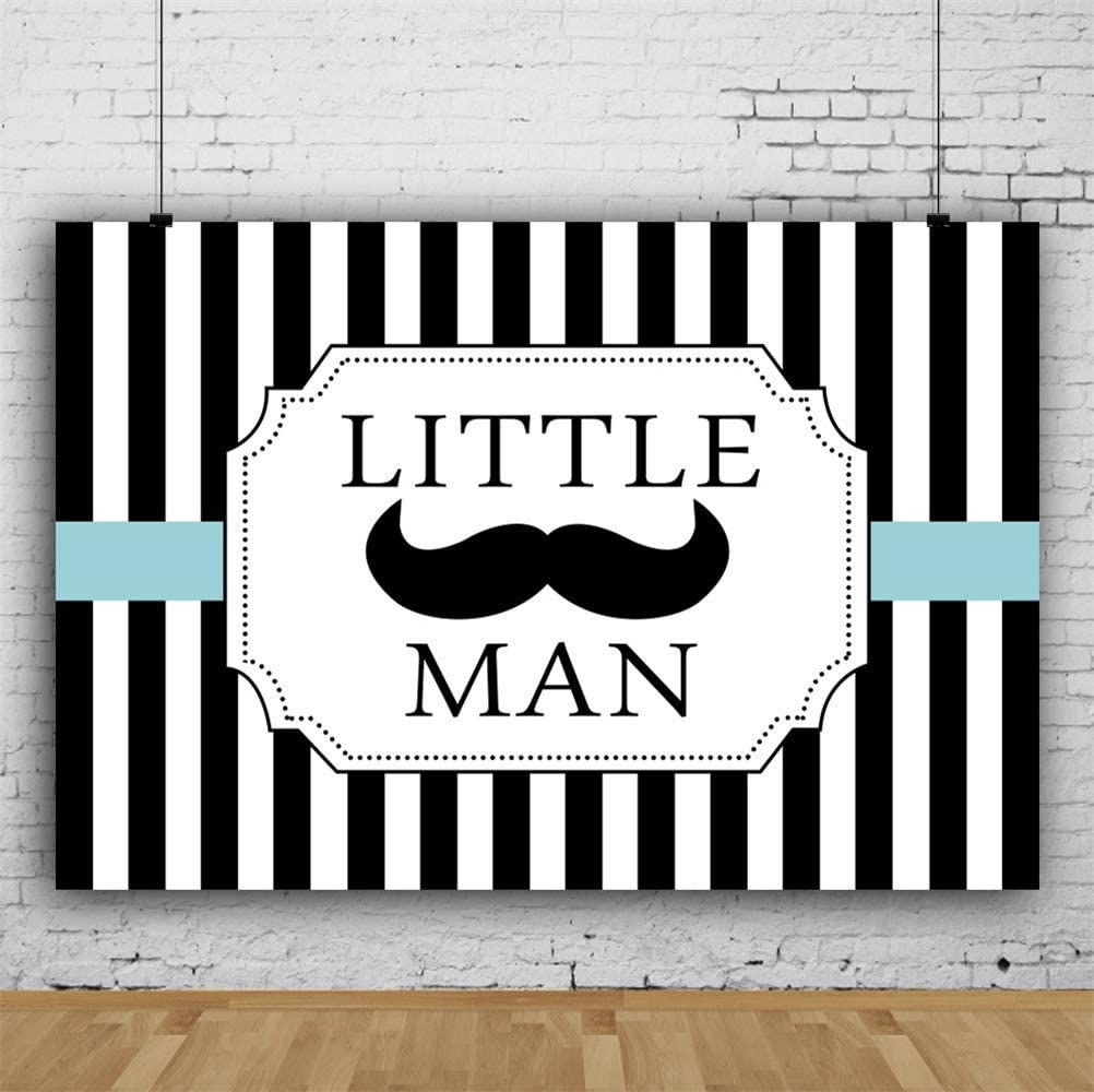 Little Man Theme Party Backdrop
