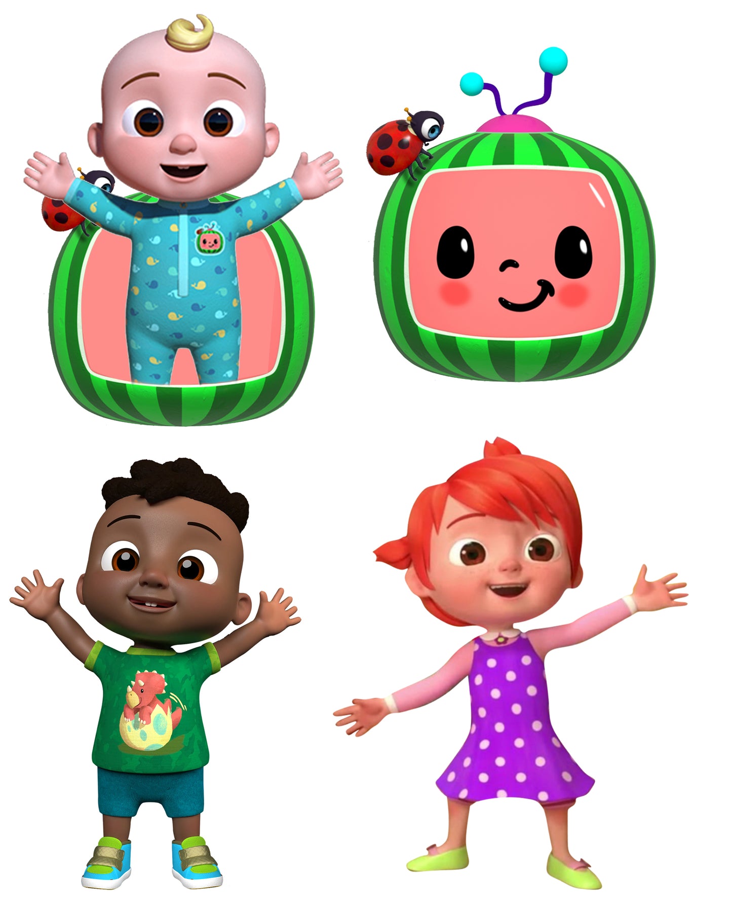 Cocomelon Theme Birthday Party Theme Hanging Set for Decoration