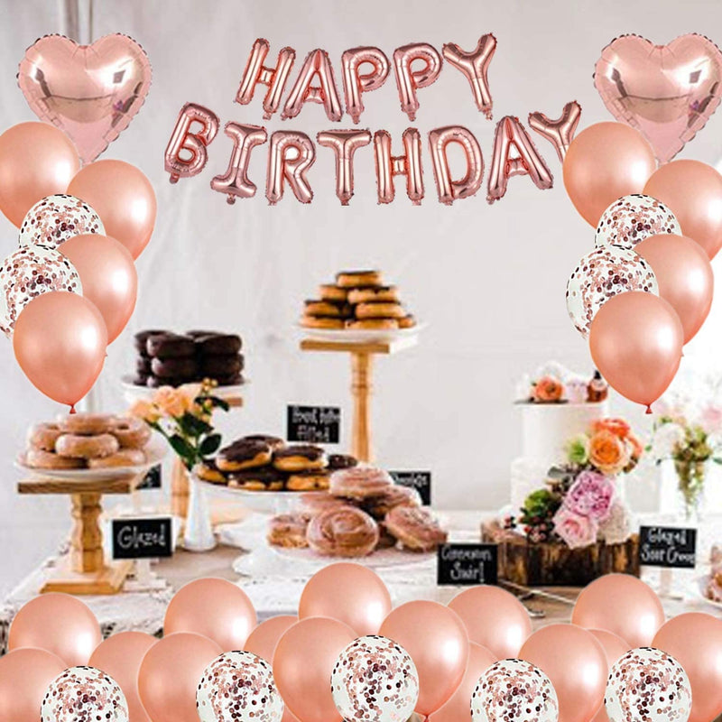 18th  Birthday Rose Gold  Party Supplies