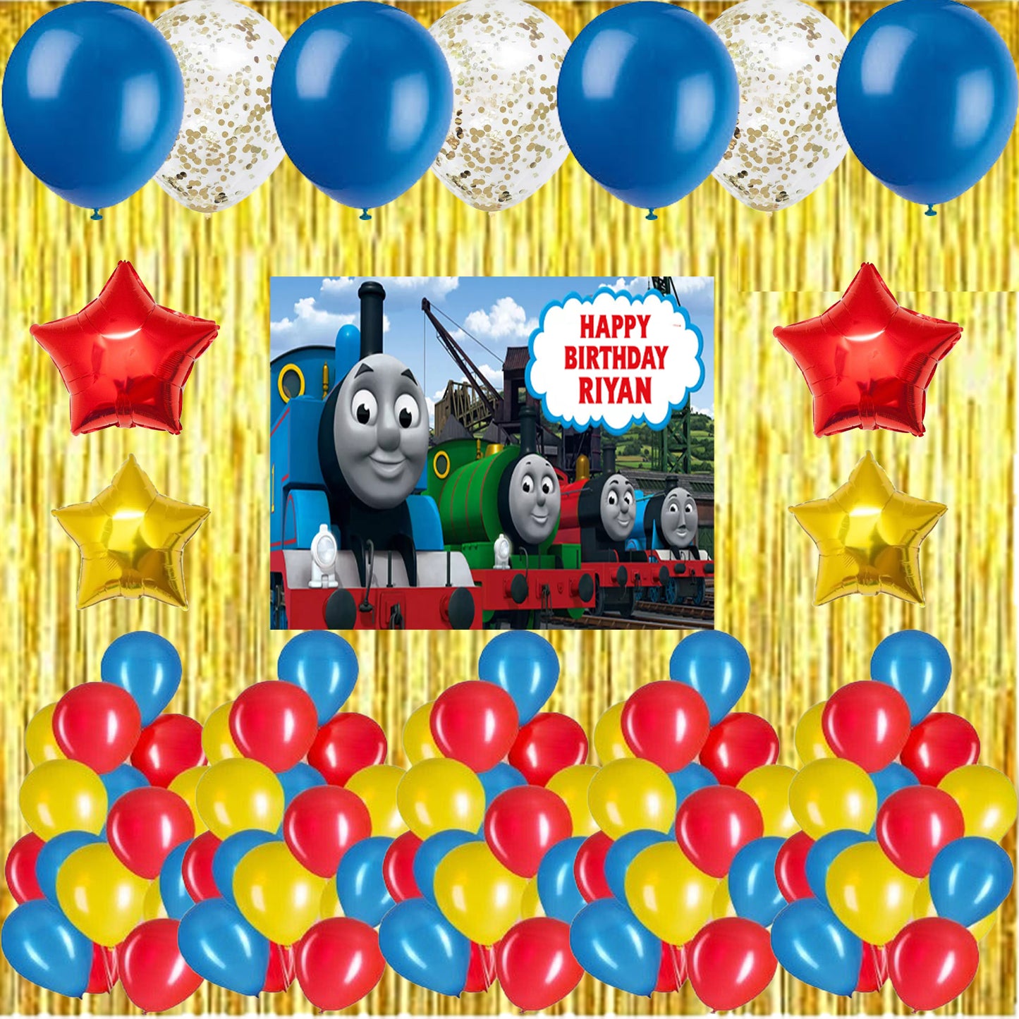 Thomas & Friends Theme Birthday Party Decorations Complete Set