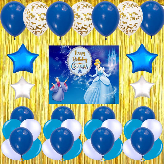Cinderella Theme Birthday Party Decorations Complete Set