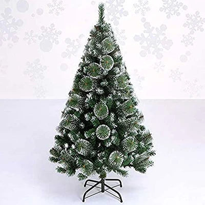 7 Ft Pine Snow Artificial Christmas Tree for Indoor/Outdoor Decorations