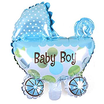 Boy Cradle Boy And Girl Cradle Pink Balloon Helium Quality Foil Balloon For Baby Welcome/Shower Party Supply Decorations