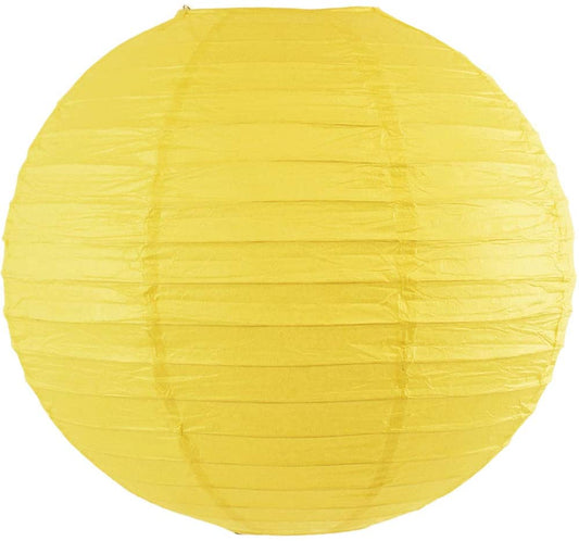 Yellow, Black And White Paper Lanterns -12"Inch Great For Baby Shower , Bee Parties