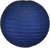 Dark Blue, Light Blue And White Paper Lanterns -12"Inch