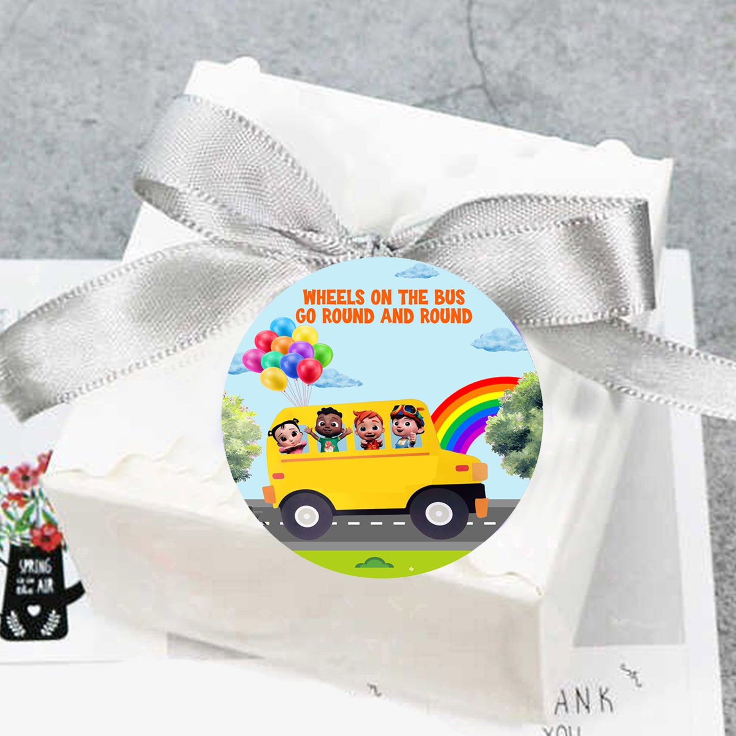 Cocomelon Theme Birthday Party Thank You Gift Tags
