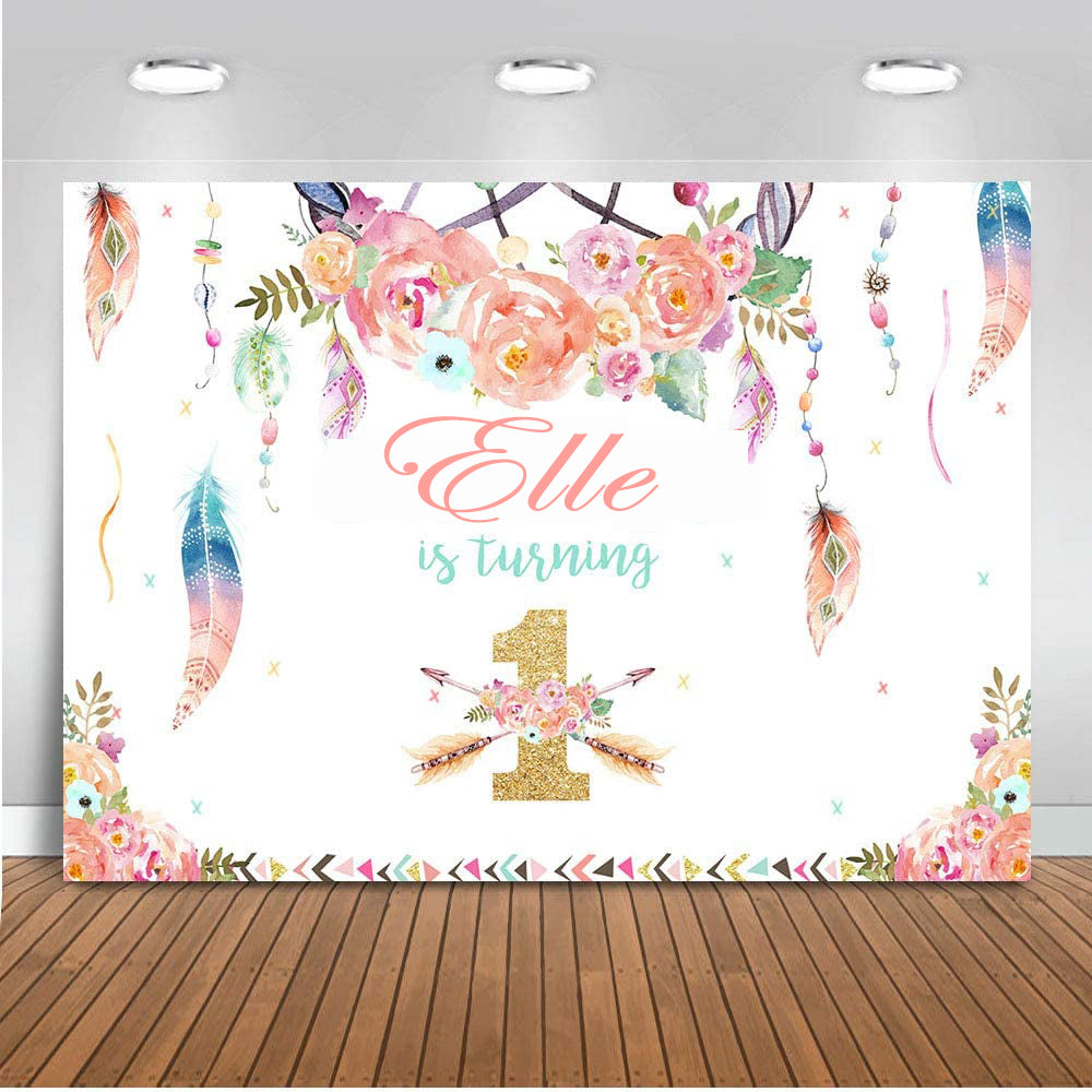 Wild One Birthday Party Backdrop