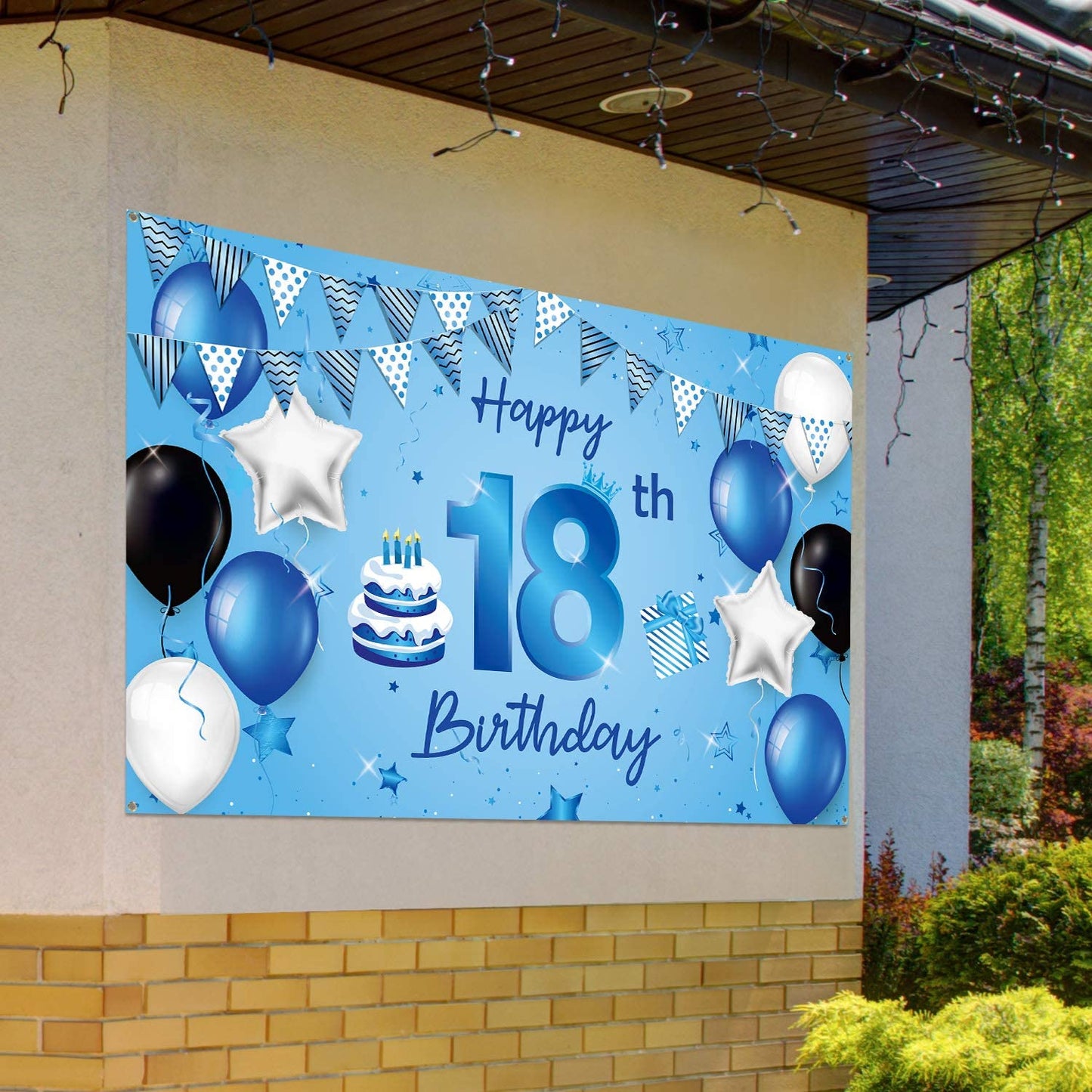 18th Birthday Party Backdrop