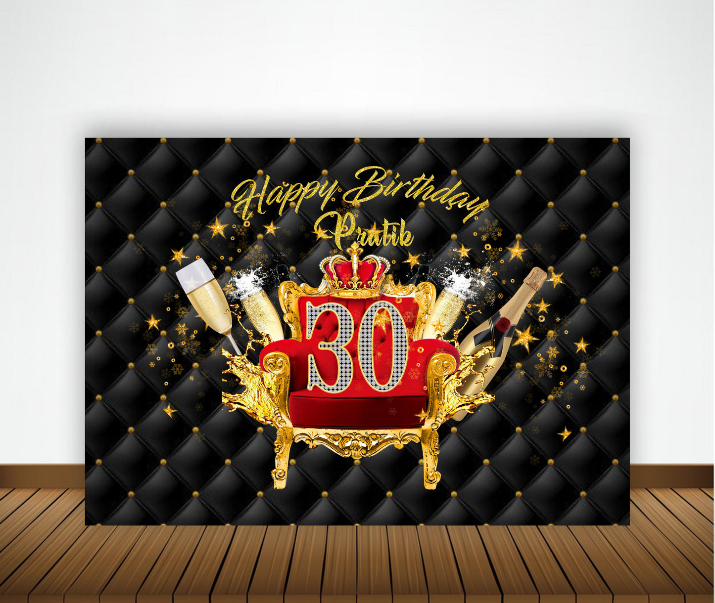 30th Birthday Party Backdrop