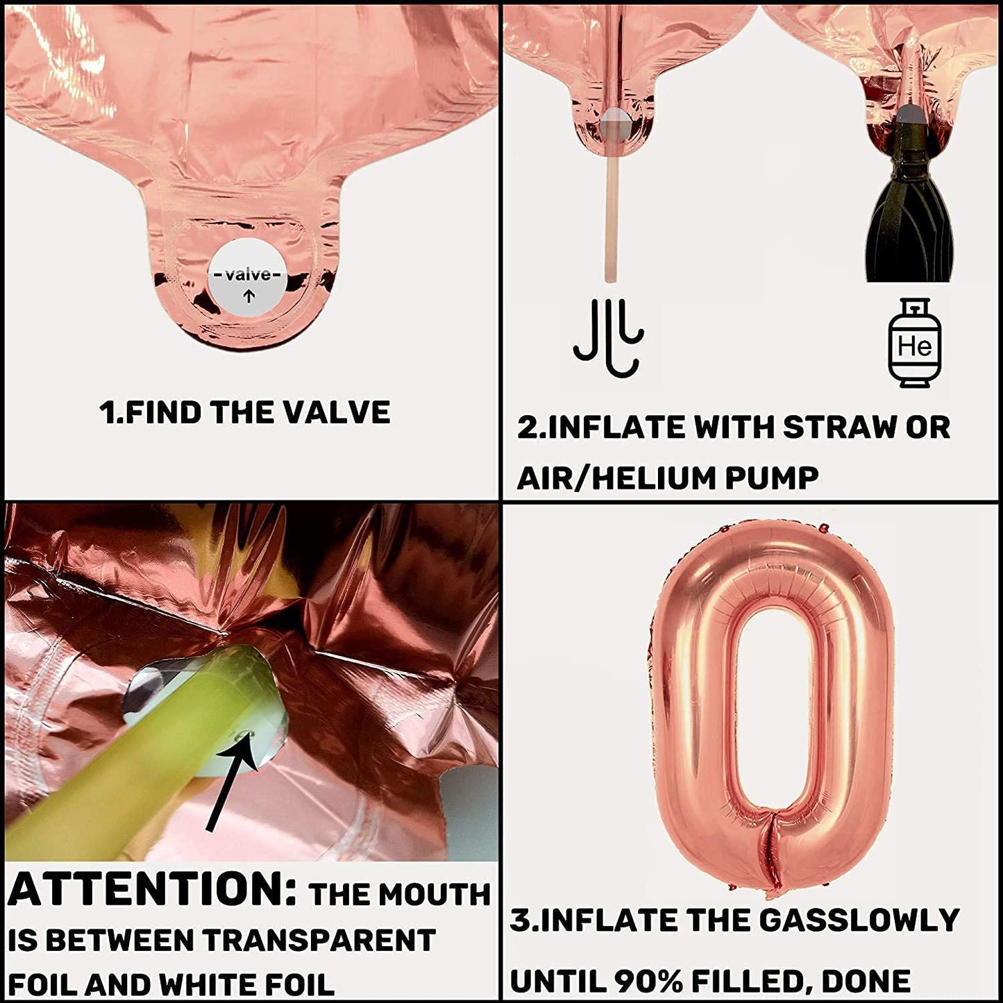 Rose Gold Birthday Party Decorations