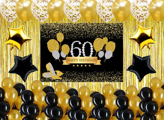 60th Birthday Party Complete Party Set for Adults