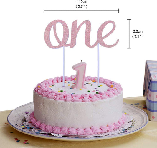 1St Birthday Decoration For Girl -  Burlap Banner High Chair Decoration And Cake Topper
