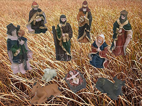 Christmas Nativity Set Crib Set For Christmas (10 Figures)