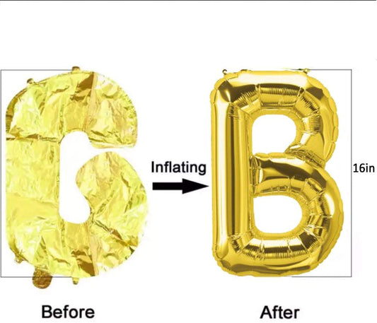 Metallic Gold Happy Diwali Foil Letter