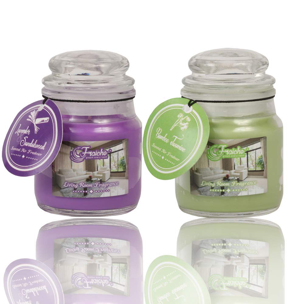 Lavender & Bamboo Jasmine Scented Jar Candle