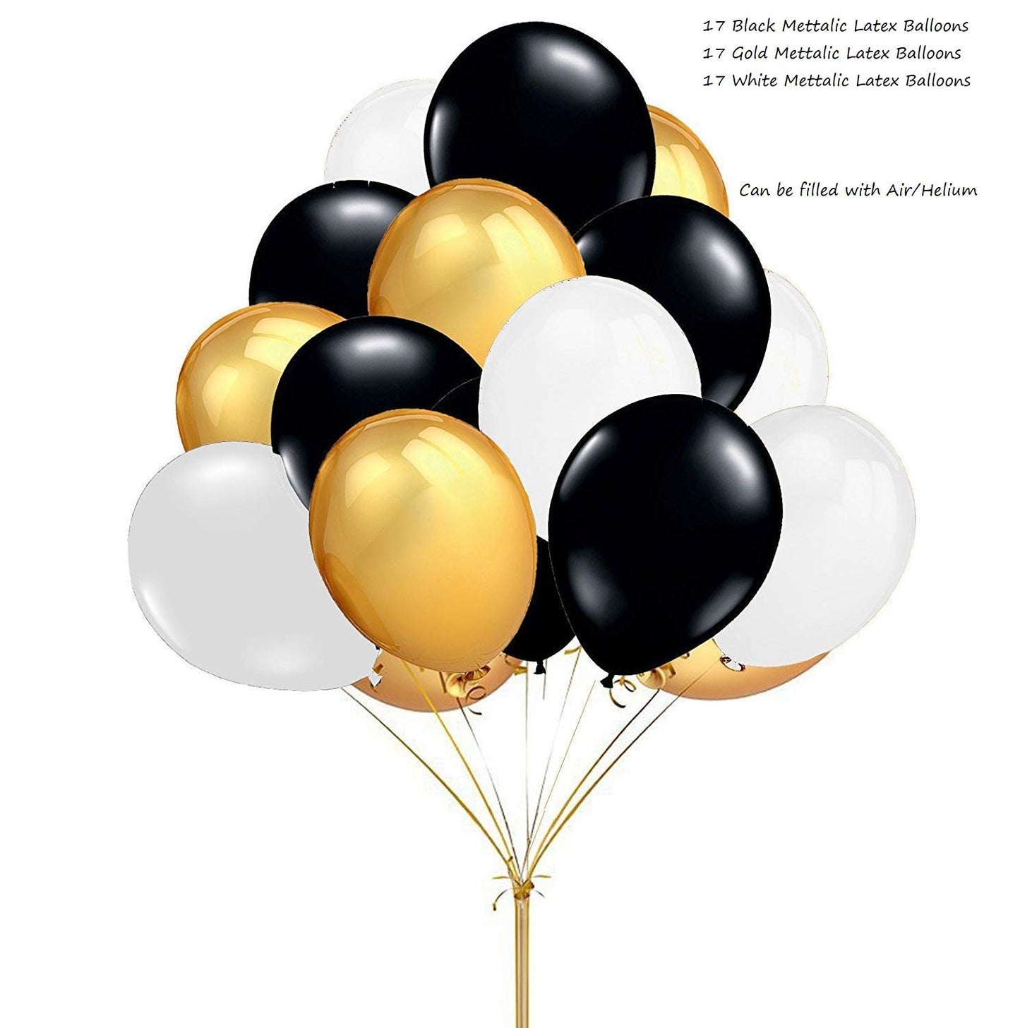 30th Birthday Party Pack – Black, White & Gold