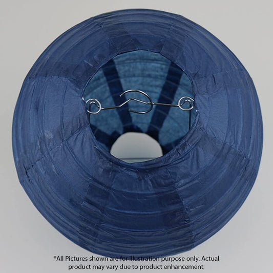 Dark Blue Paper Lanterns -12"Inch Great For Birthday Parties, Weddings Or Baby Shower