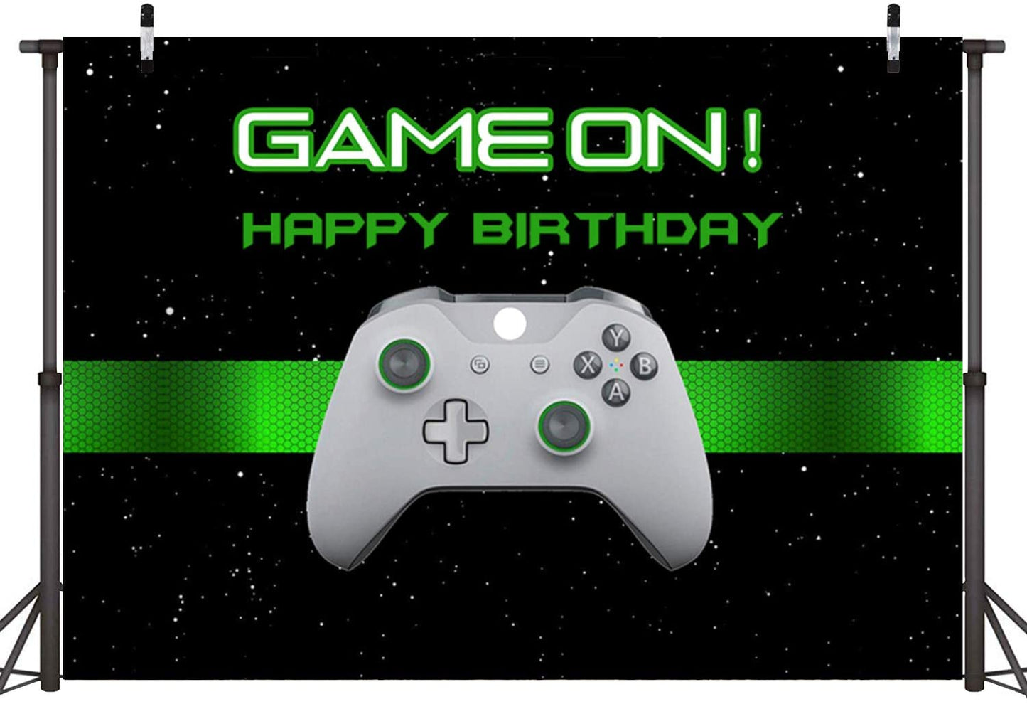 Gaming Theme Birthday Party Backdrop