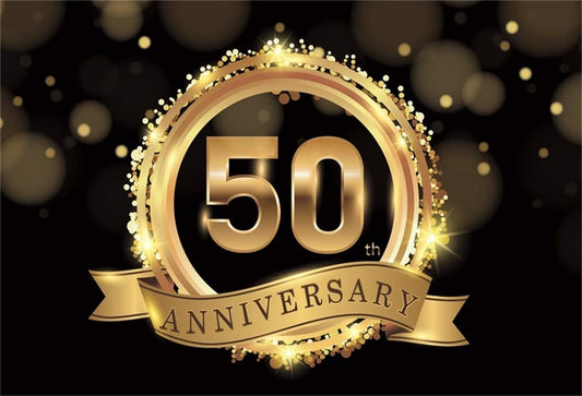 50th Anniversary Party Backdrop For Decorations
