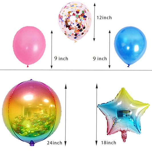 Birthday decoration - Rainbow Theme