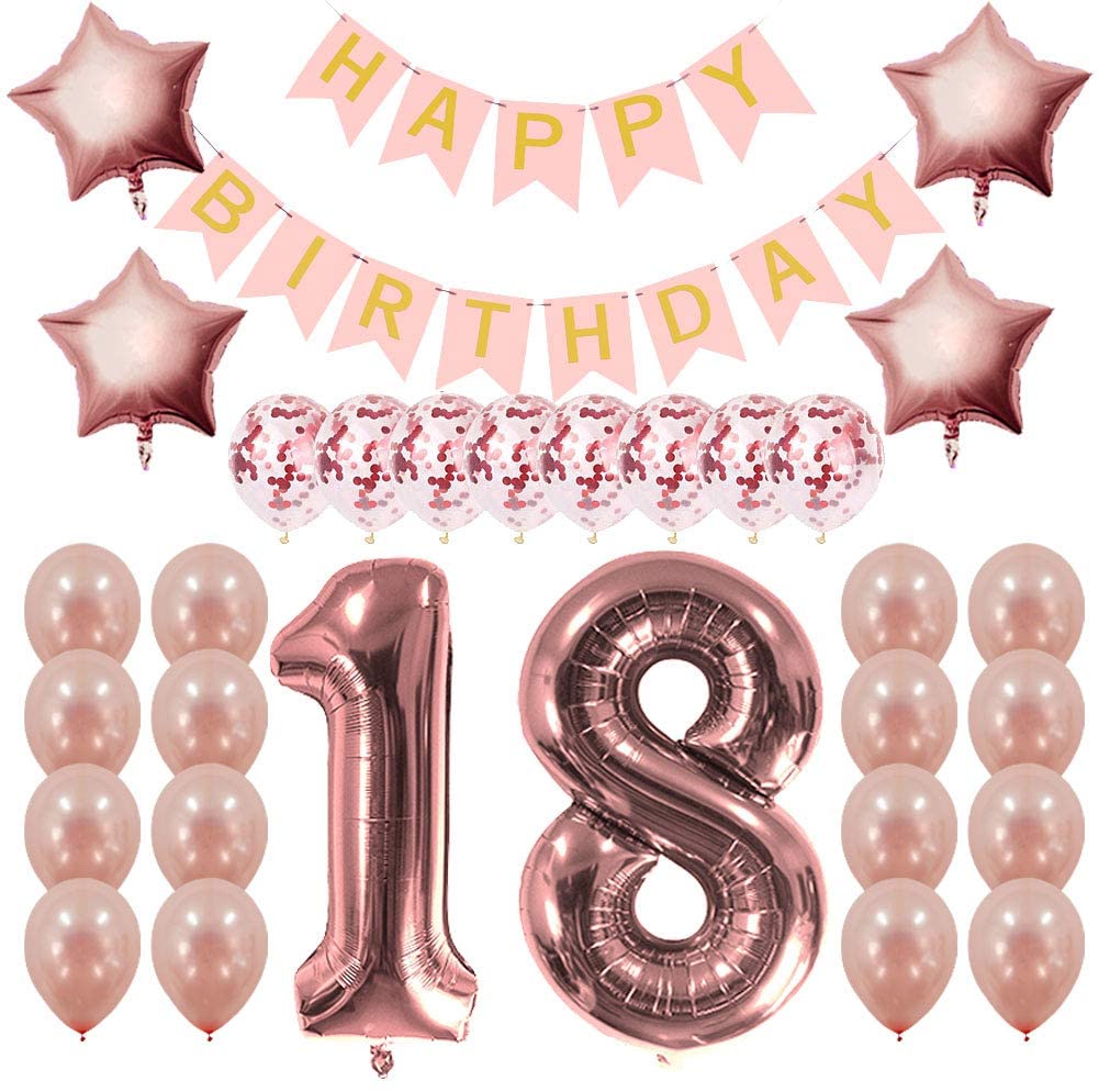 18th Birthday Decoration Party Supplies