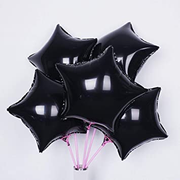 6pcs Birthday Party Balloons Flower Balloons Aluminium Foil Balloon Party Decor, Size: 110x97x1cm