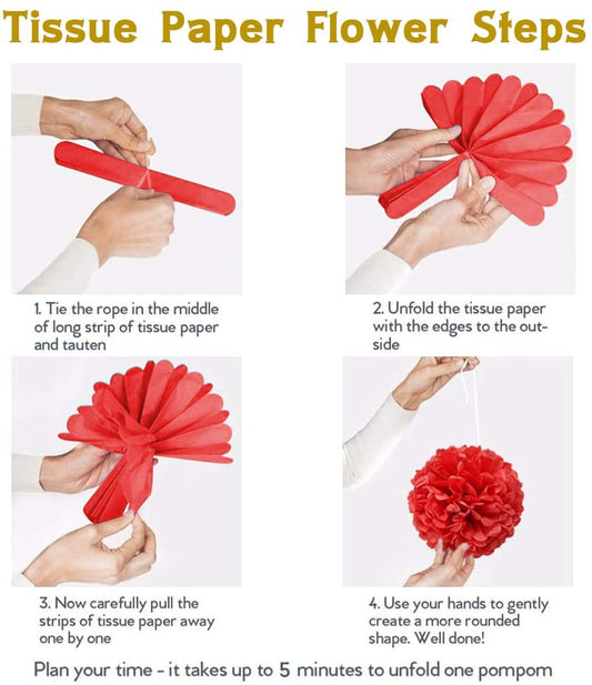 Red And Black Birthday Party Decorations Kit - (Set of 55)