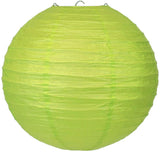 Green Paper Lanterns for Birthday Parties, Weddings Or Baby Shower