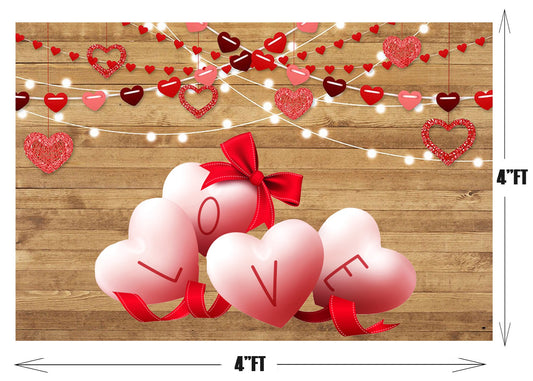 Valentine Party Backdrop for Decoration