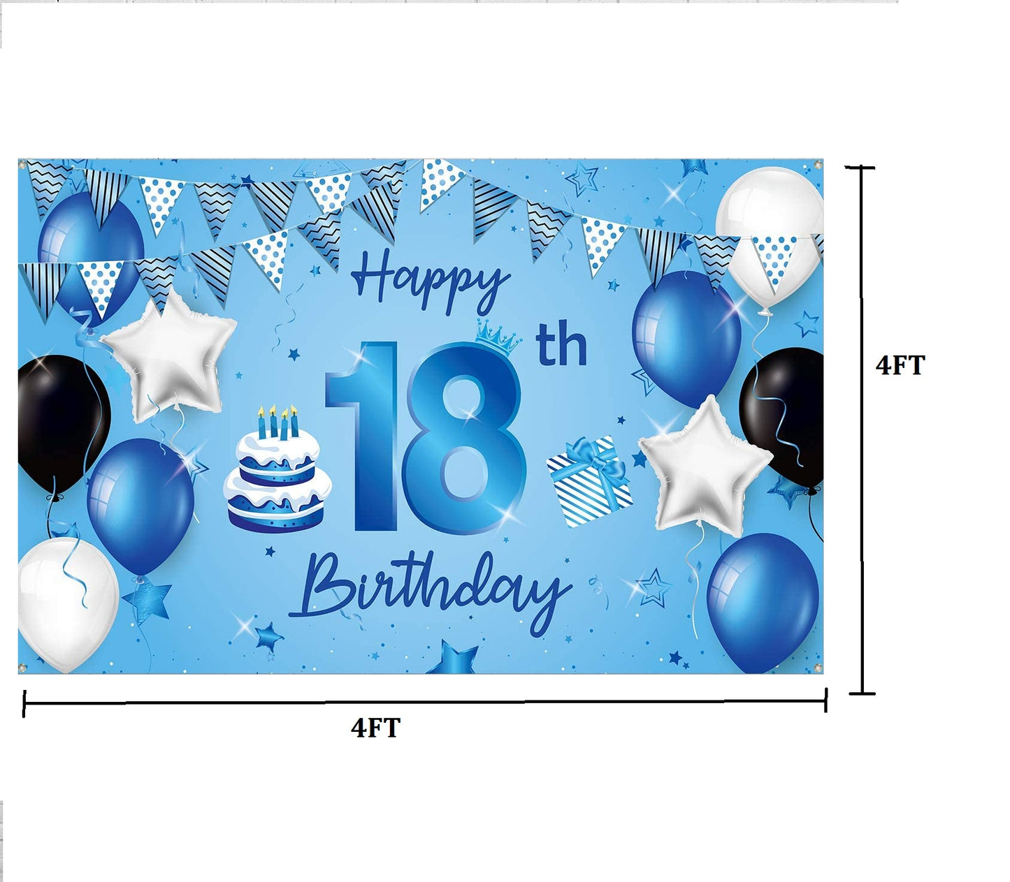 18th Birthday Party Backdrop