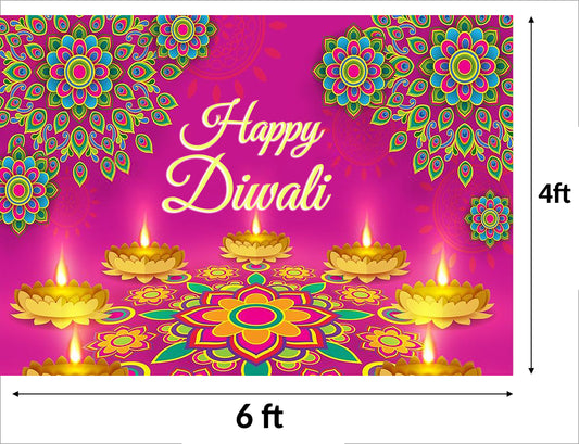 Diwali Party Decoration Backdrop