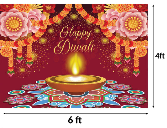Diwali Party Decoration Backdrop