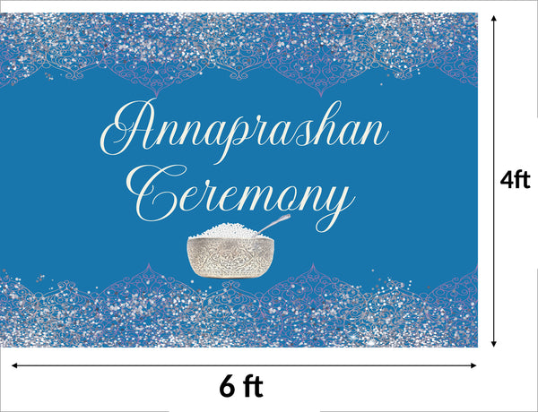 Annaprashan Ceremony Decoration Backdrop Banner For Kids