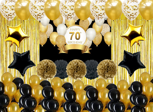 70th Birthday Party Complete Decoration Kit