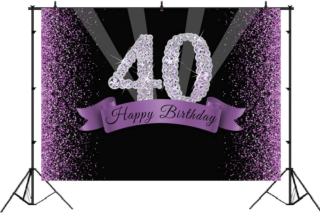 40th Birthday Party Backdrop