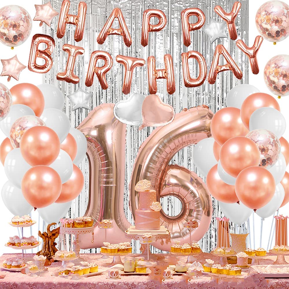16th Birthday Decoration Party Supplies
