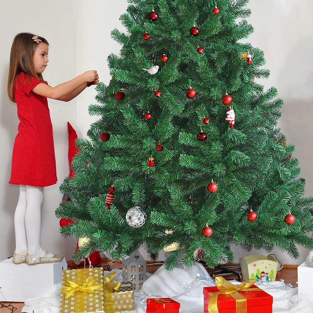 7Ft Artificial Christmas Tree For Indoor/Outdoor Decorations