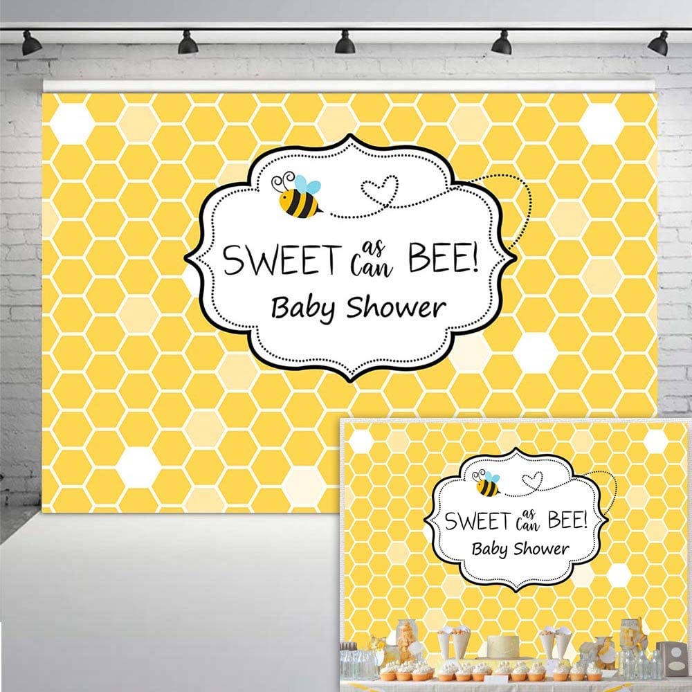 Baby Shower What It Will Bee Backdrop