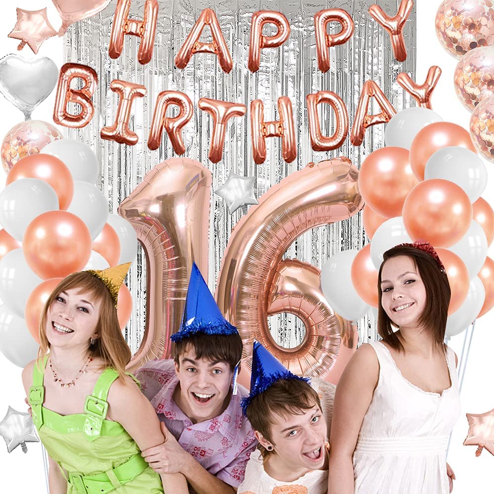 Buy 16th Birthday Party Decorations | Party Supplies | Thememyparty ...