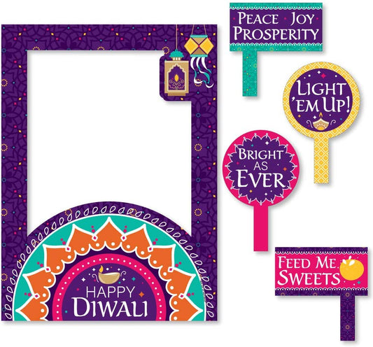 Diwali Photo Booth Picture Frame