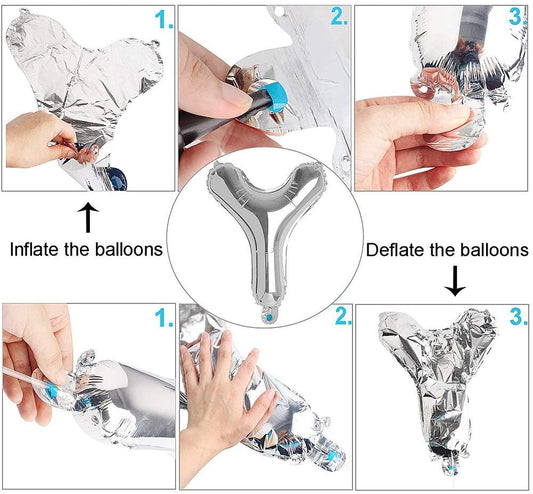 21St Purple Silver Decoration Kit