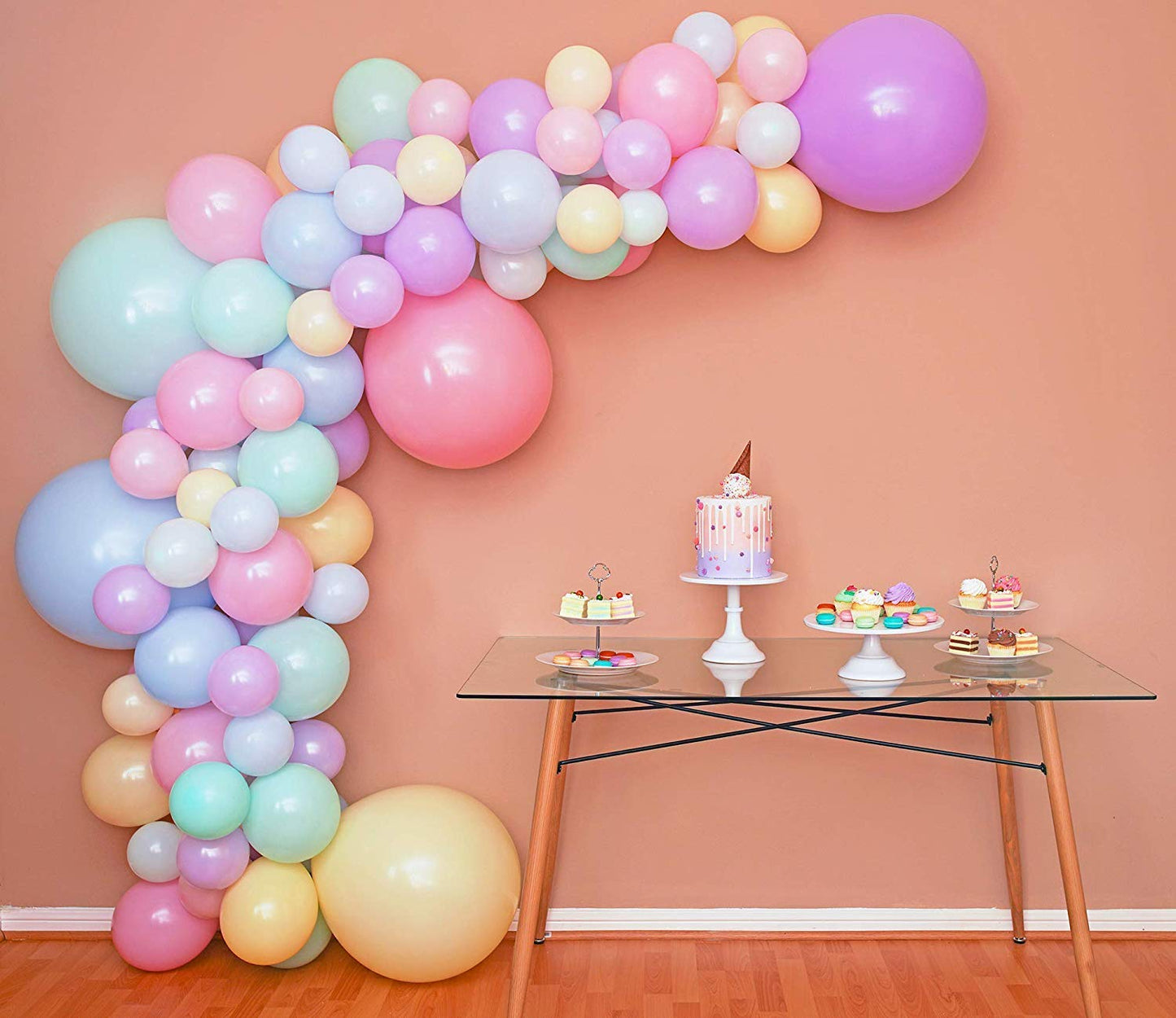 Balloon Arc Kit Balloon Garland Tape, 100 Points Glue Dots - 1 And 5M Tape Roll - 2