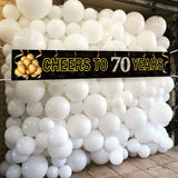 70th Anniversary/Birthday Party Long Banner For Decorations
