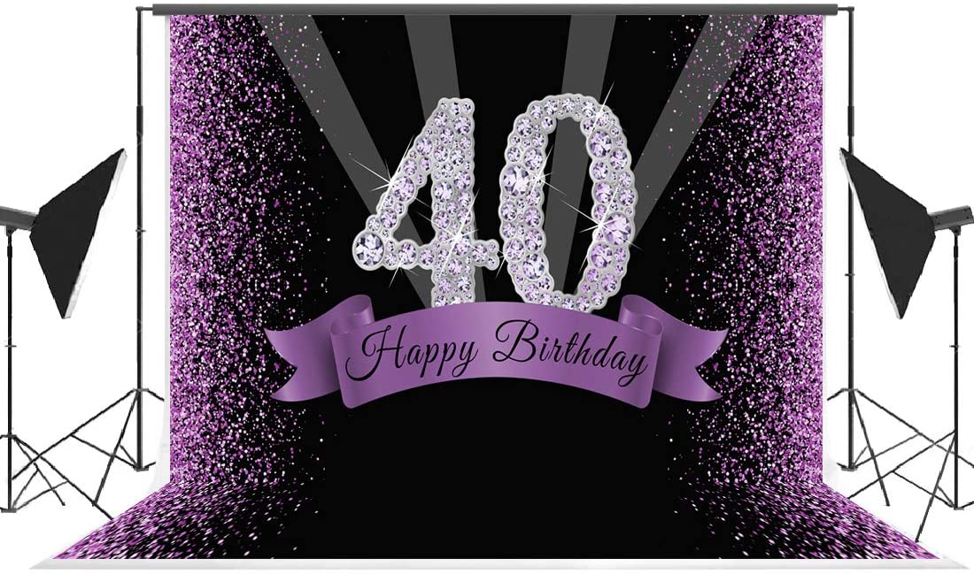 40th Birthday Party Backdrop