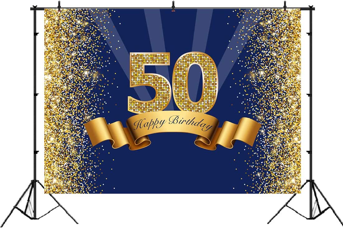 50th Birthday Party Backdrop