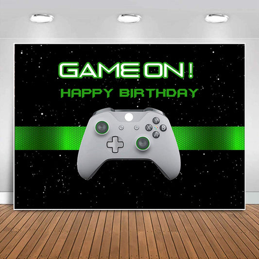 Gaming Theme Birthday Party Backdrop