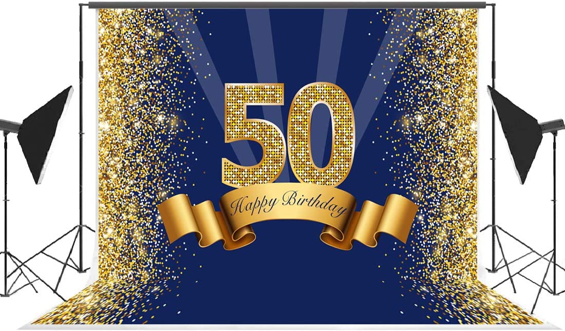 50th Birthday Party Backdrop