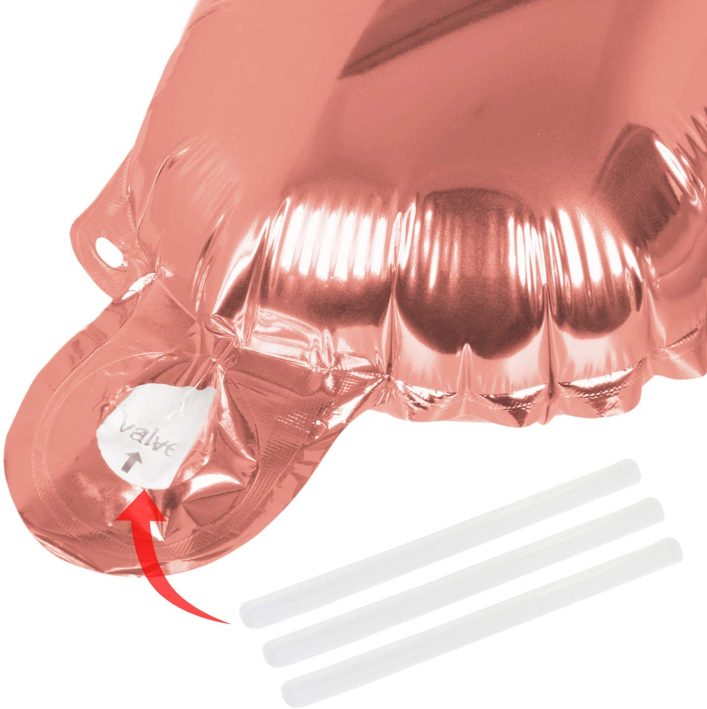 Happy Anniversary Rose Gold Foil Letters Balloons For Anniversary Celebrations