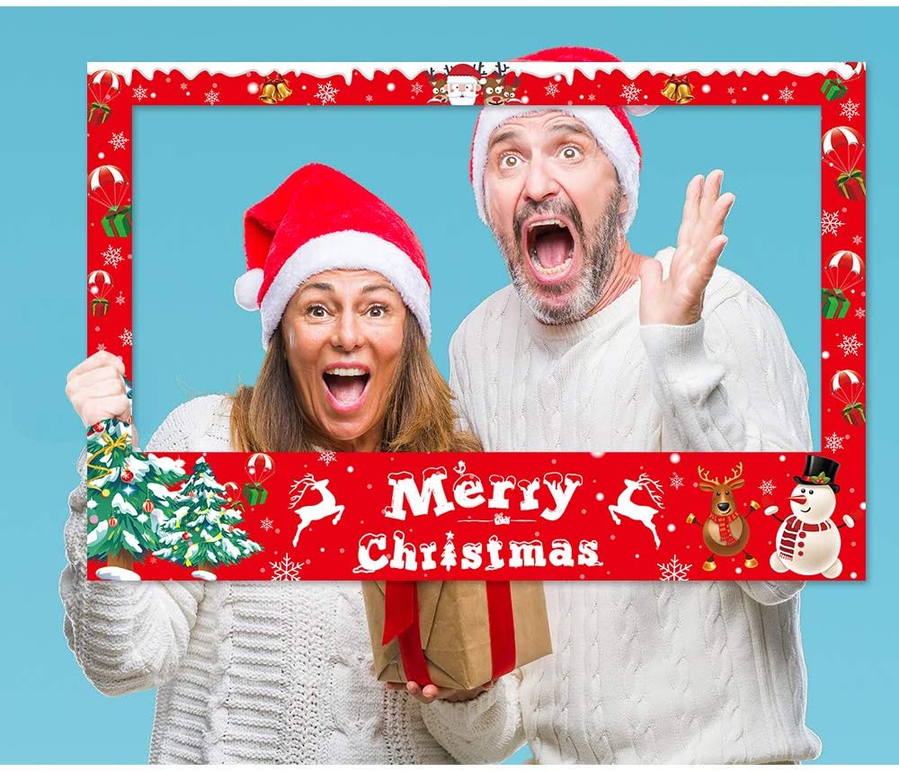 Christmas Selfie Photo Booth Picture Frame