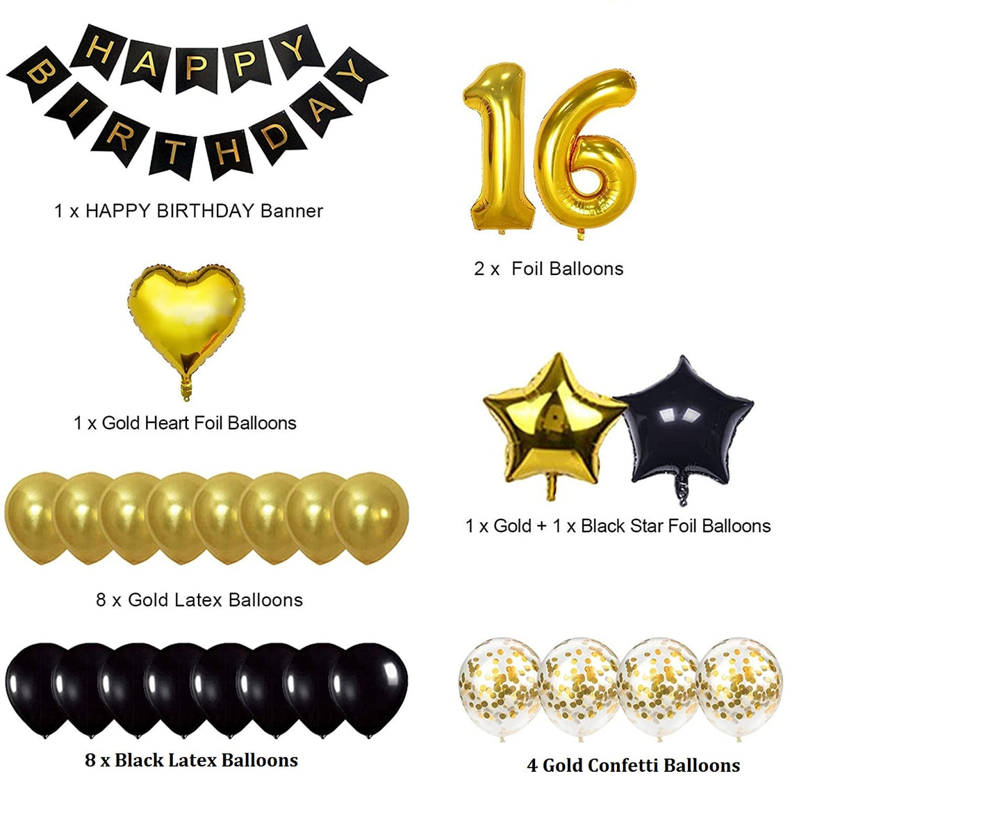 16th Birthday Party Decorations